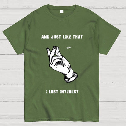 I Lost Interest Geek T-Shirt
