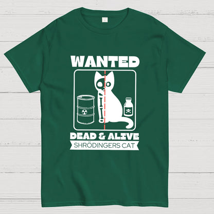 Shrodingers Cat , Funny Cat Geeky T-Shirt