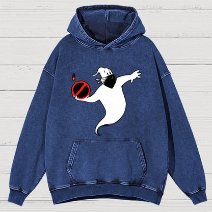 Spooksy Vintage Distressed Hoodie