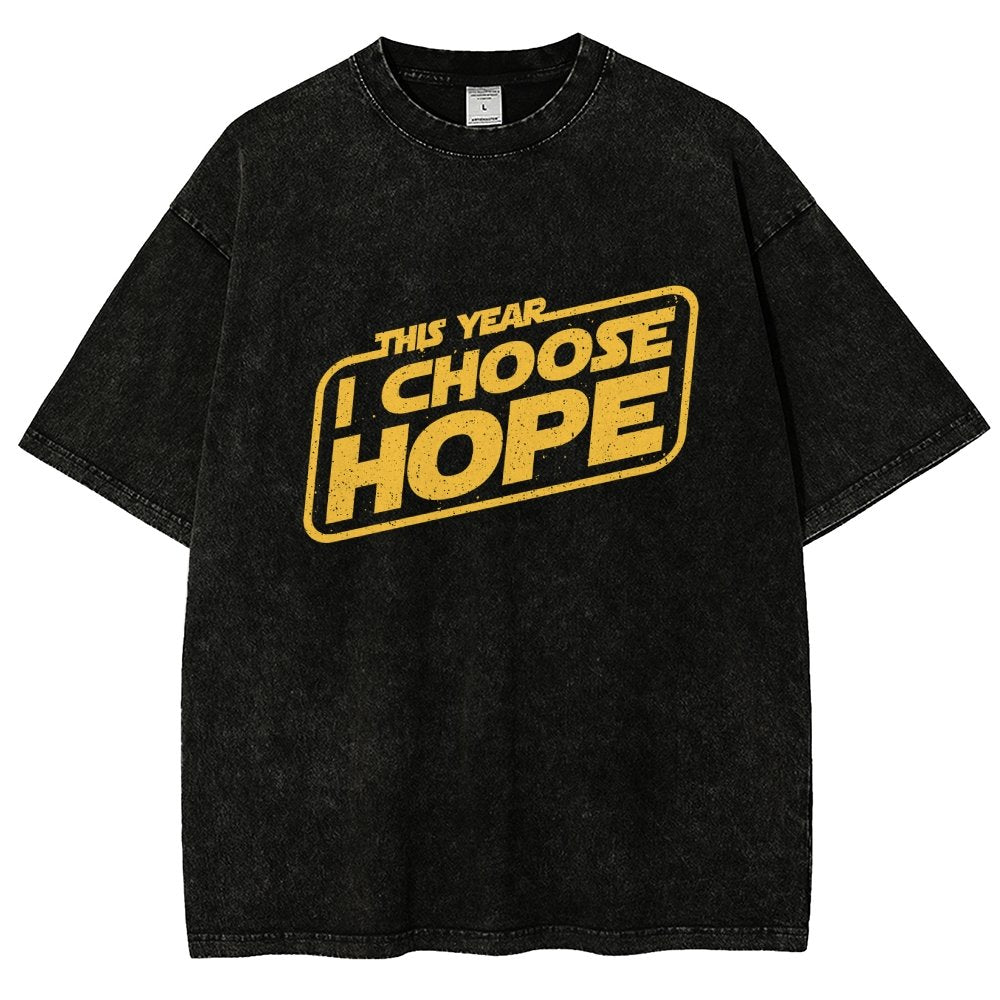 I Choose Hope Vintage Distressed T-shirt
