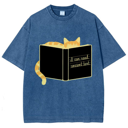 Ancient Text Vintage Distressed T-shirt