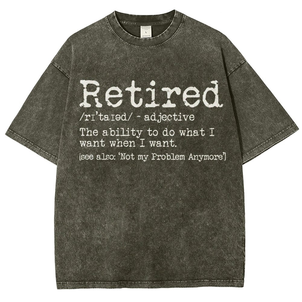 Fun Programming Programs For Retirement Vintage Distressed T-shirt