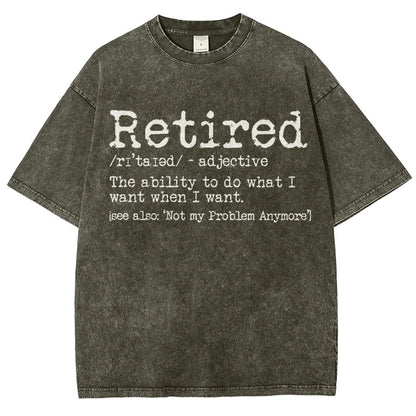 Fun Programming Programs For Retirement Vintage Distressed T-shirt