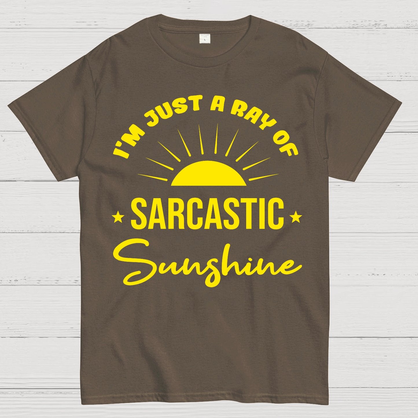 I'm Just A Ray Of Sarcastic Sunshine Funny Sarcastic Sayings Geek T-Shirt