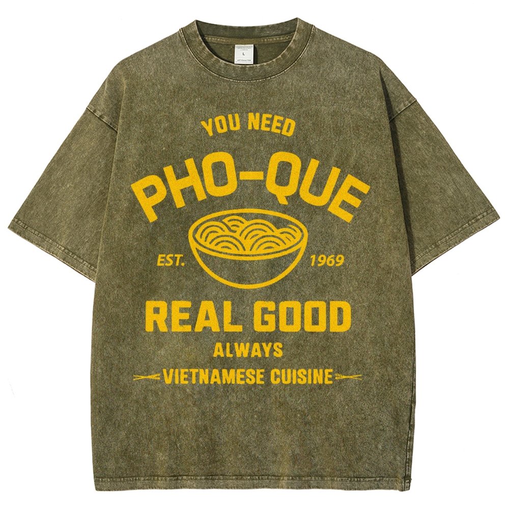 You Need Pho-que Real Good Vintage Distressed T-shirt