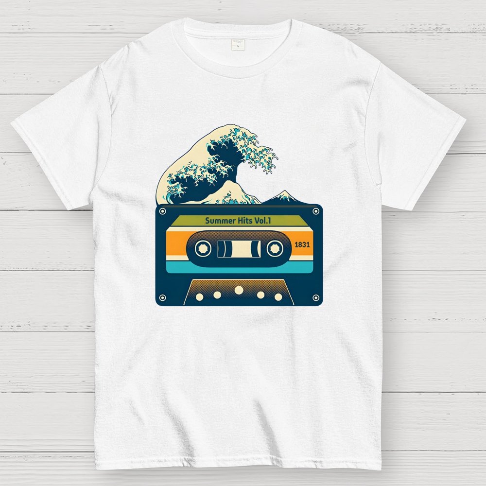 Summer Hits Of Kanagawa Cassette Geek T-Shirt