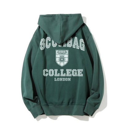 Scumbag College Unisex Printed Back Unisex Cotton Hoodie