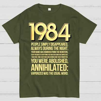 1984-Evaporation-Satire Geek T-Shirt