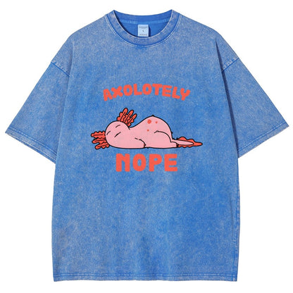 Axo Nope Vintage Distressed T-shirt