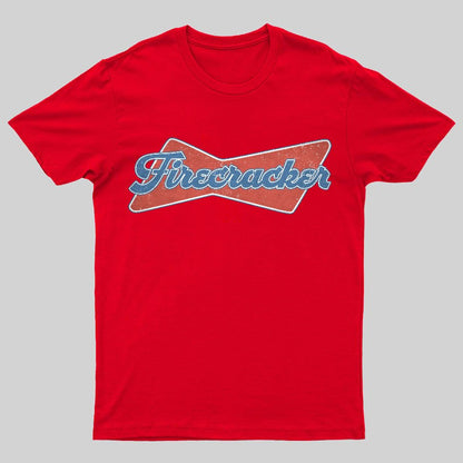 Firecracker Retro 4th july ndependence Day Geeky T-Shirt