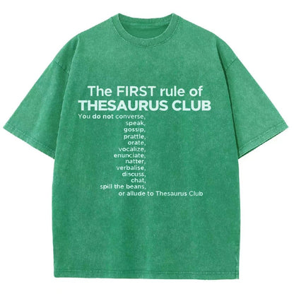 Thesaurus Club Confidential Vintage Distressed T-shirt