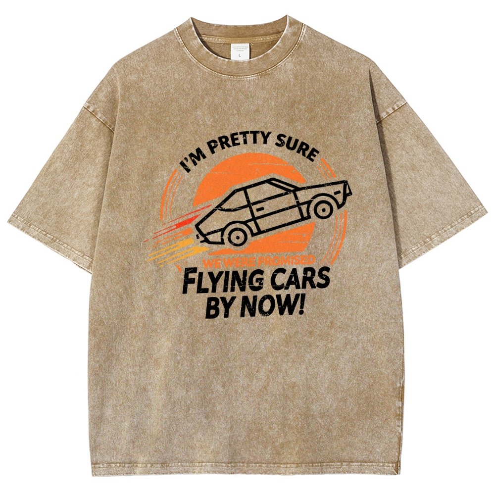 Flying Cars By Now Vintage Distressed T-shirt