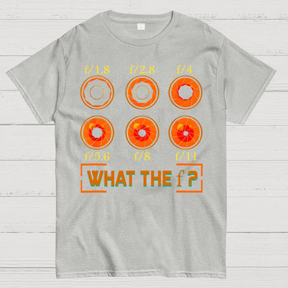 What the F? F-Stop Photography Camera Aperture Focus Geek T-Shirt