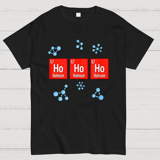 Chemical Element Christmas Ho Ho Ho Geek T-Shirt