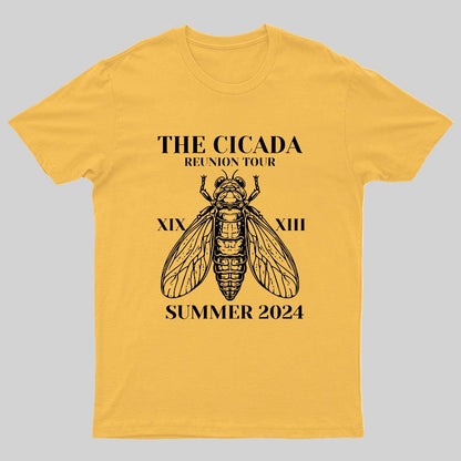 The Cicada Reunion U.S Tour 2024 Cicada Geeky T-Shirt