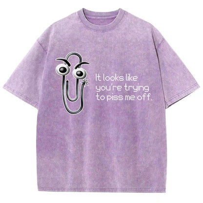 One Snippy Clip Vintage Distressed T-shirt