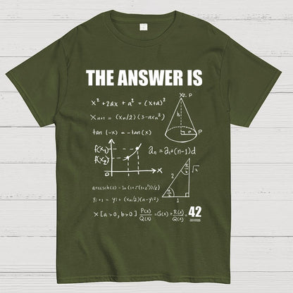 42 The Answer To Life The Universe Geek T-Shirt