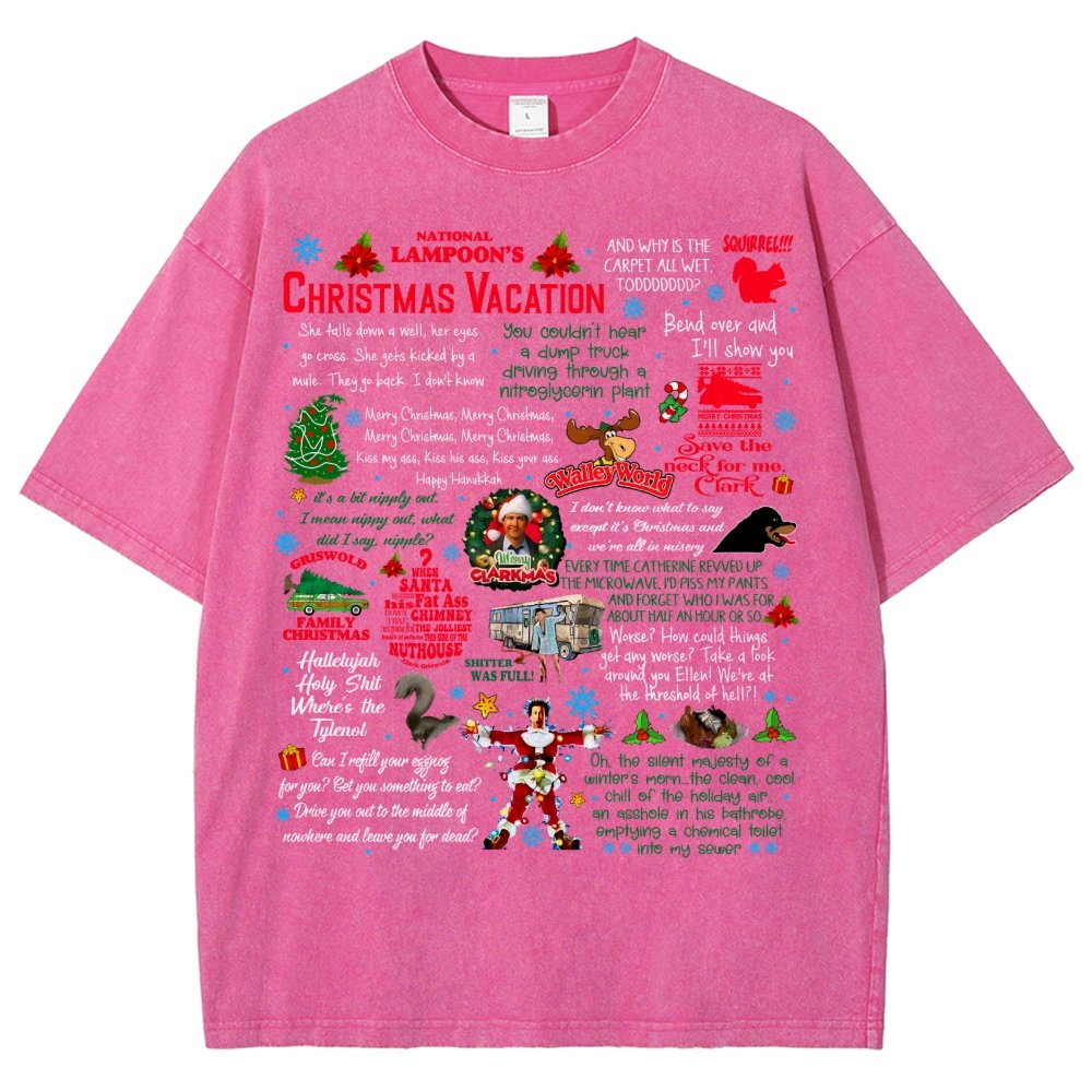 Holiday Vacation Quote Vintage Distressed T-shirt