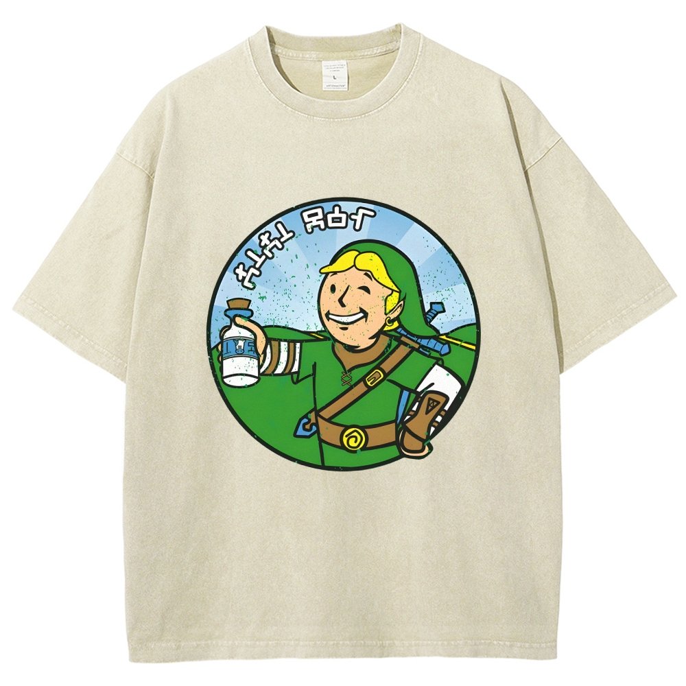 Mystic Milk Vintage Distressed T-shirt
