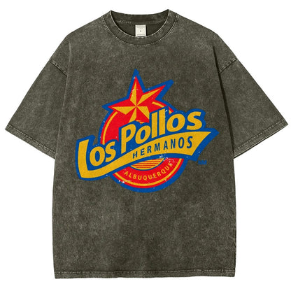 Los Pollos Hermoso Vintage Distressed T-shirt