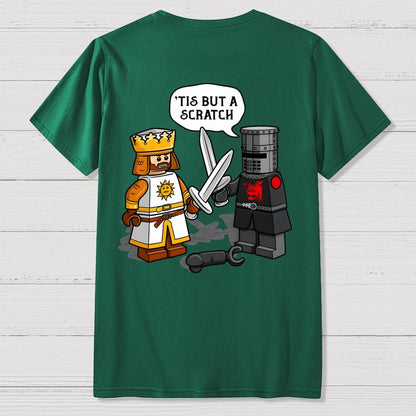 King Vs Knight Back-printed Geek T-shirt