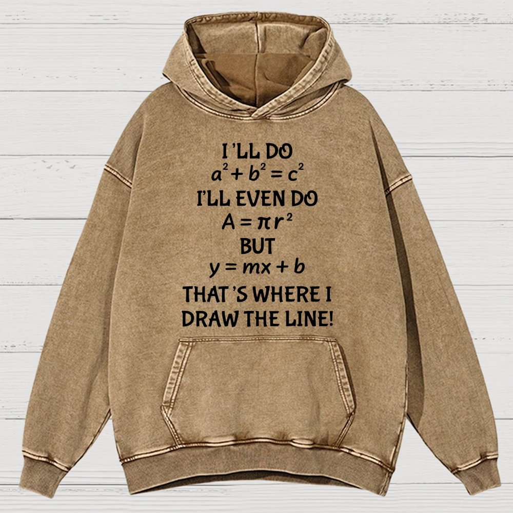 Funny Math Teacher Joke Men Women Fun Math Quotes Teacher Vintage Distressed Hoodie