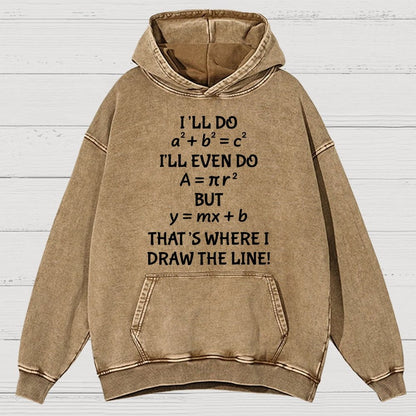 Funny Math Teacher Joke Men Women Fun Math Quotes Teacher Vintage Distressed Hoodie