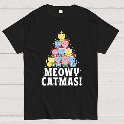 Meowy Catmas! Geek T-Shirt