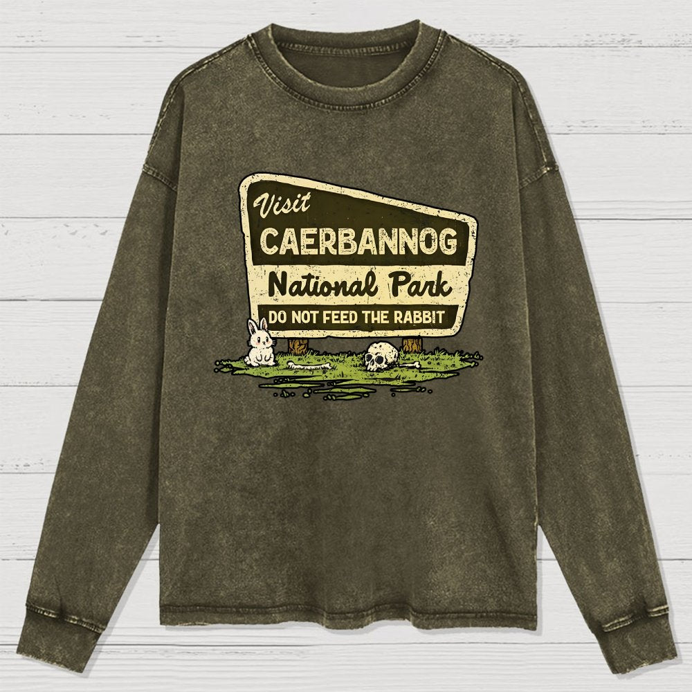 Mystic National Park Washed Long Sleeve Tee