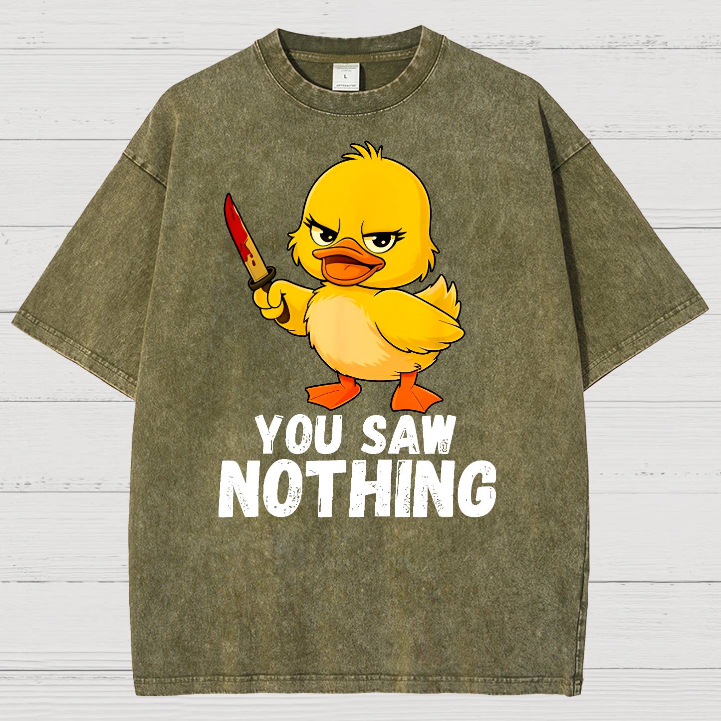 You Saw Nothing Vintage Distressed T-shirt