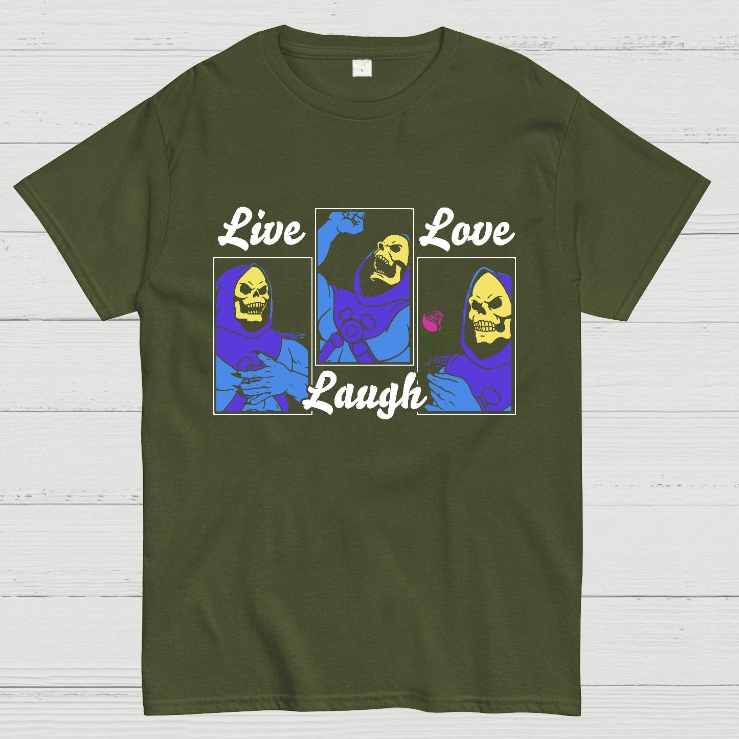 Live, Laugh, Love Geeky T-Shirt