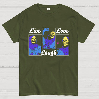 Live, Laugh, Love Geeky T-Shirt