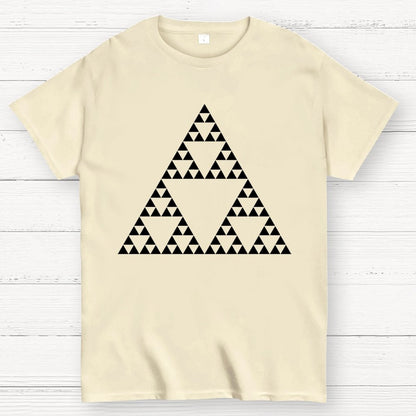 Sierpinski Triangle Fractal Unisex Geek T-Shirt