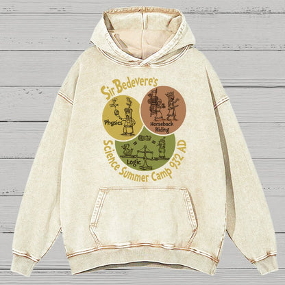 Sir Bedevere’s Science Camp Vintage Distressed Hoodie