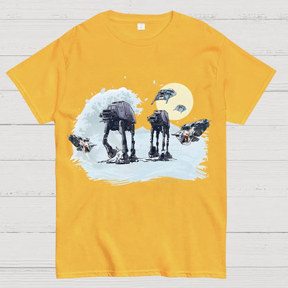 The Great Wave of Snow Unisex Geek T-Shirt