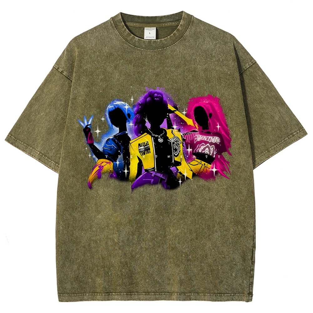 The Huntrix Vintage Distressed T-shirt