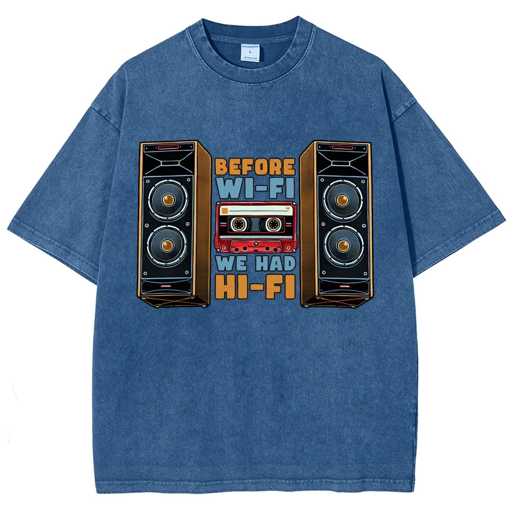 Before Wi-Fi Vintage Distressed T-shirt