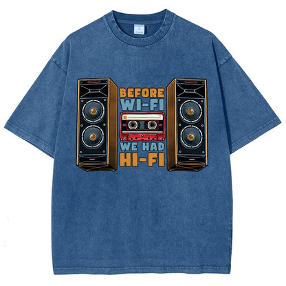 Before Wi-Fi Vintage Distressed T-shirt