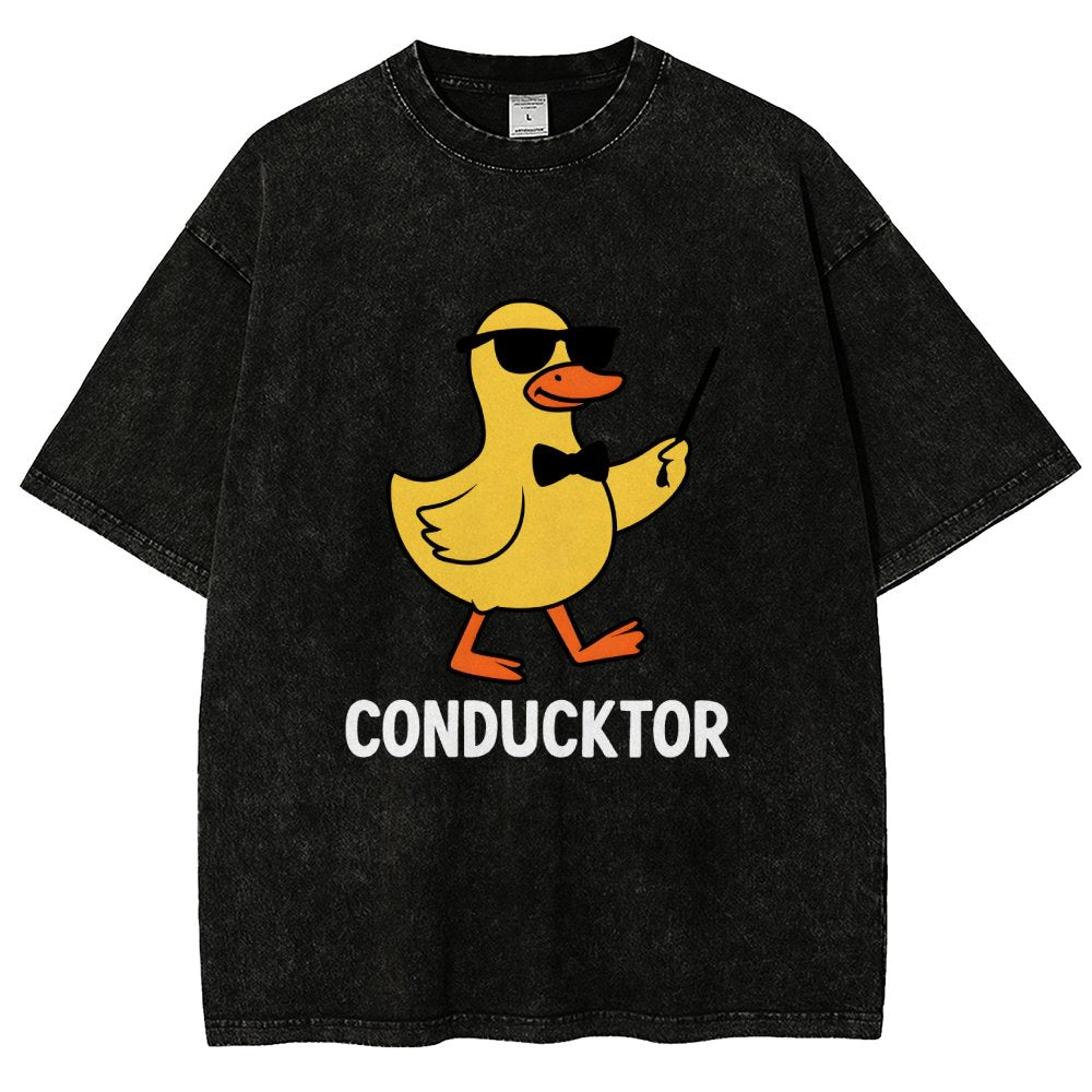 Conducktor Vintage Distressed T-shirt
