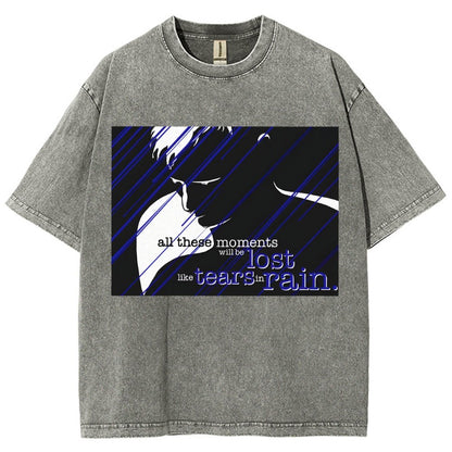 Like... Tears In Rain. Vintage Distressed T-shirt