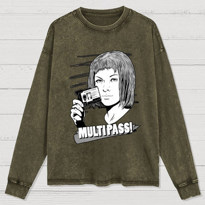 MULTIPASS! Washed Long Sleeve Tee