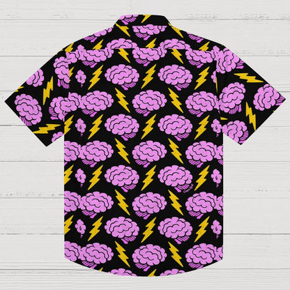 Thunder and Lightning Art Print Geek Hawaiian Shirt