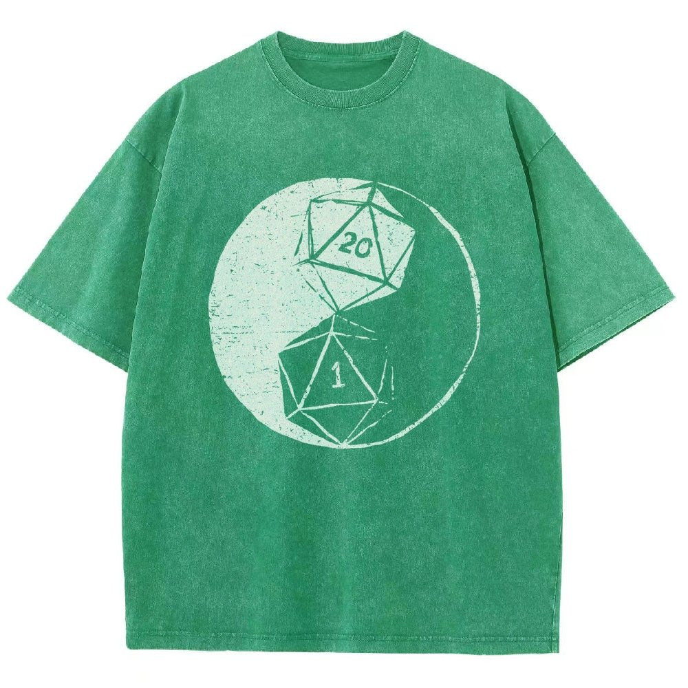 RPG Duality Balancing Vintage Distressed T-shirt