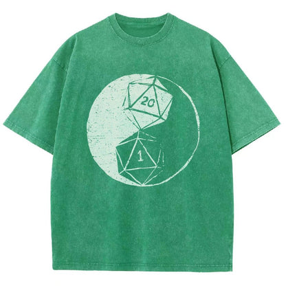 RPG Duality Balancing Vintage Distressed T-shirt