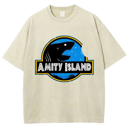 Seaside Town Vintage Distressed T-shirt