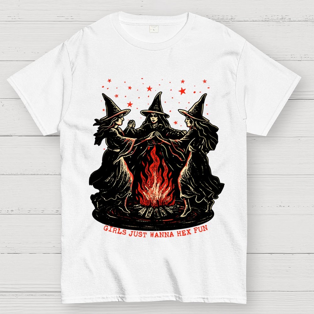 Girls Just Wanna Hex Fun Geek T-Shirt