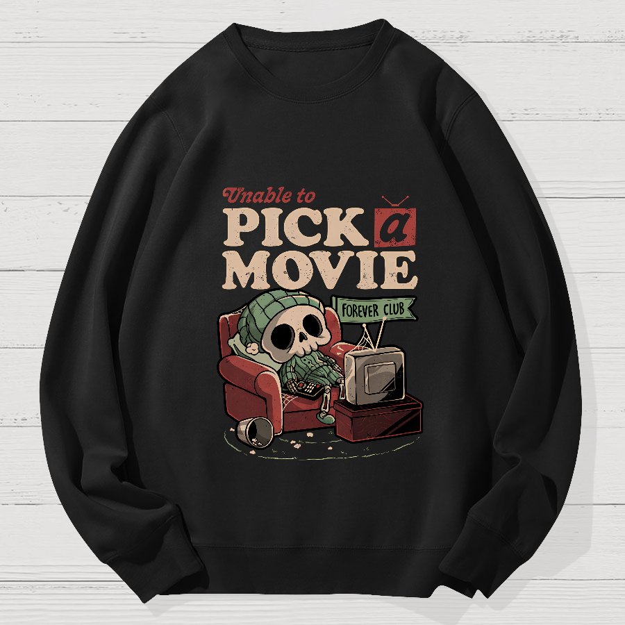 Pick Movie Geek Cotton Sweatshirt