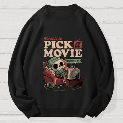 Pick Movie Geek Cotton Sweatshirt