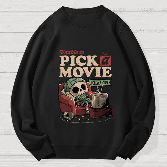 Pick Movie Geek Cotton Sweatshirt