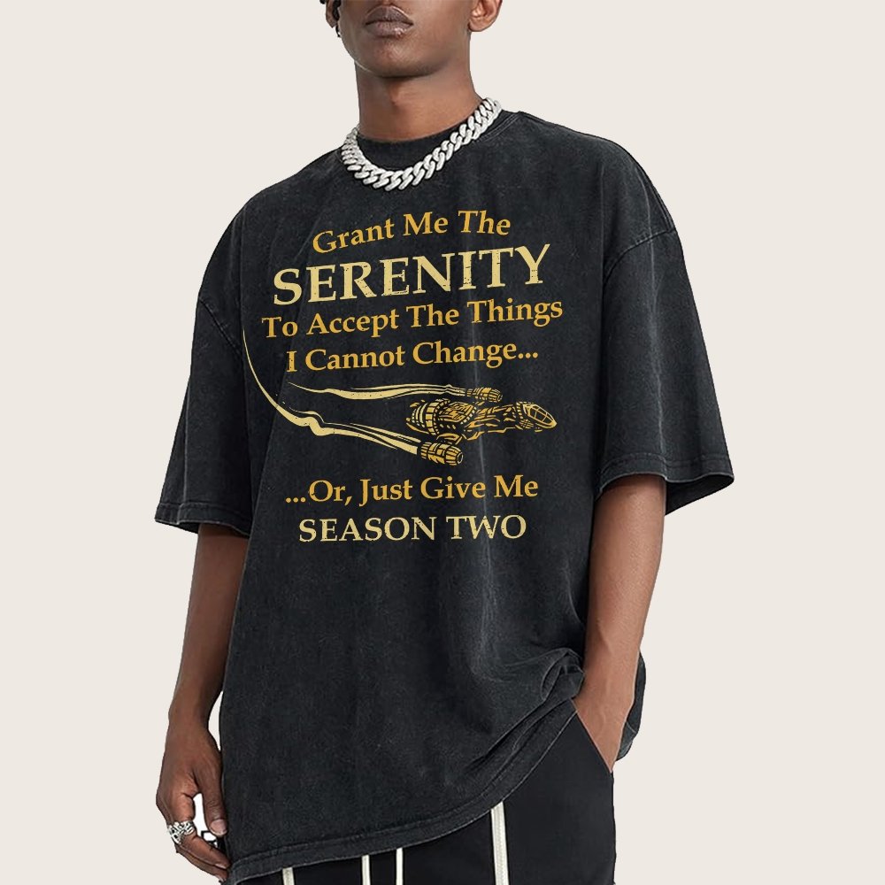 Grant Me Serenity Vintage Distressed T-shirt